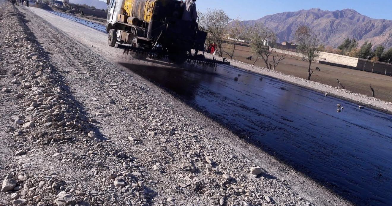 Road paving works completed by ZHA Construction