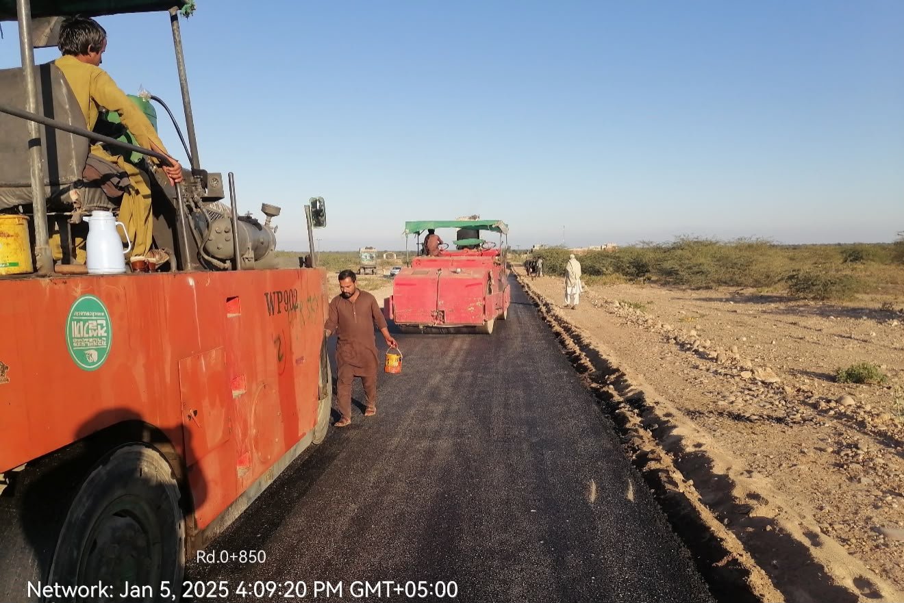 Road construction site, Islamabad
