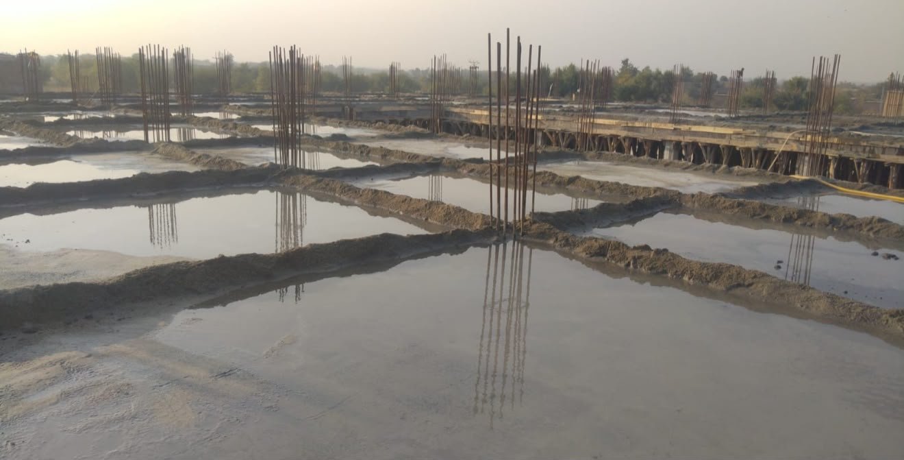 Commercial project structural work, ZHA Construction