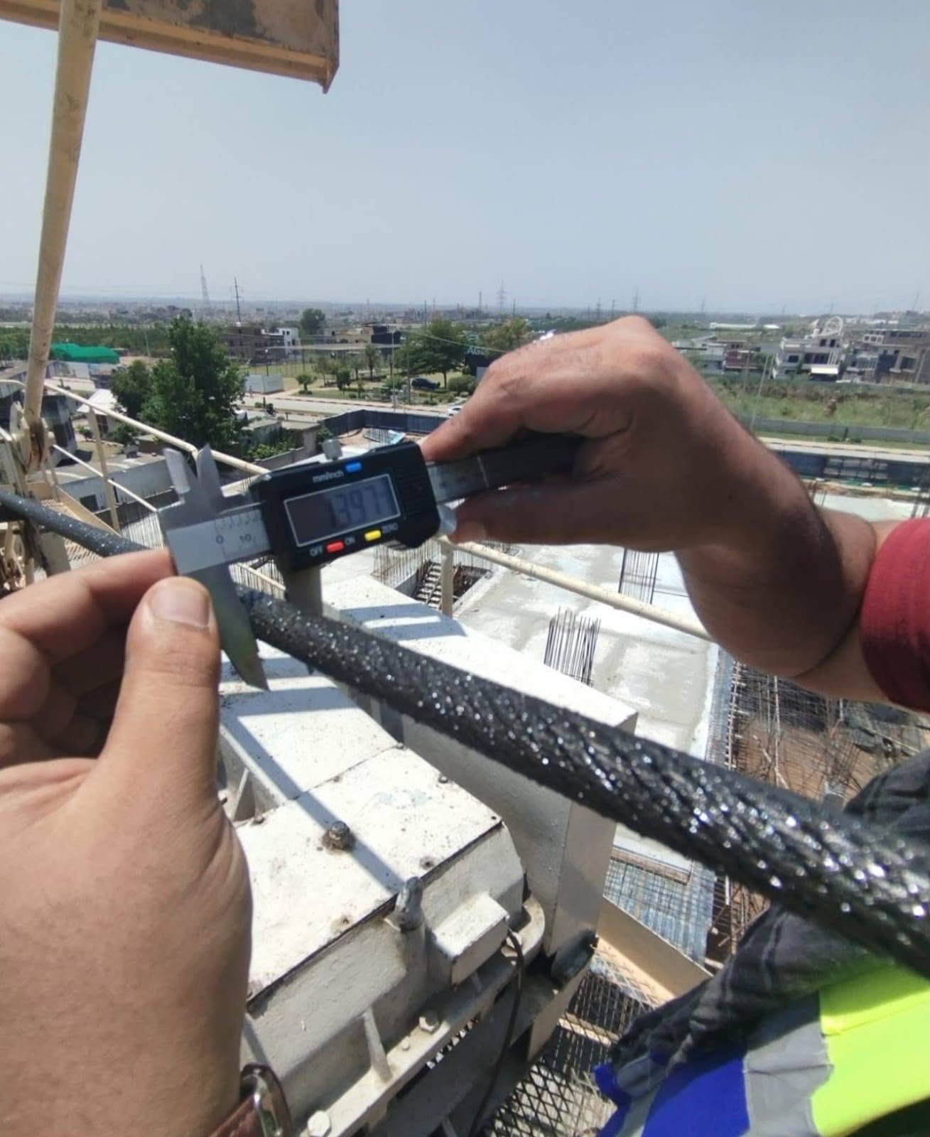 Concrete sample testing, ZHA Construction Co.
